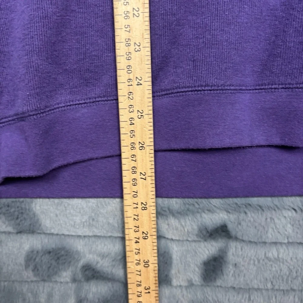 Vintage Red Oak LSU Tigers Sweater Vest Purple Gold V-Neck XXL 4100 Mens